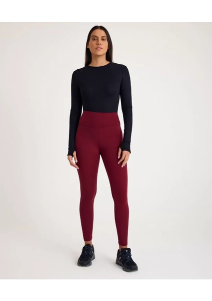 Nonofit Yüksek Bel Düz Sporcu Tayt modelleri