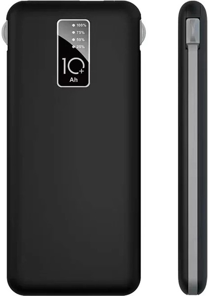 Pw-05 Hızlı Şarj Powerbank LED Göstergeli Micro Lightning Type-C Dahili Kablolu Taşınabilir Şarj Cihazı 10000MAH fiyatları