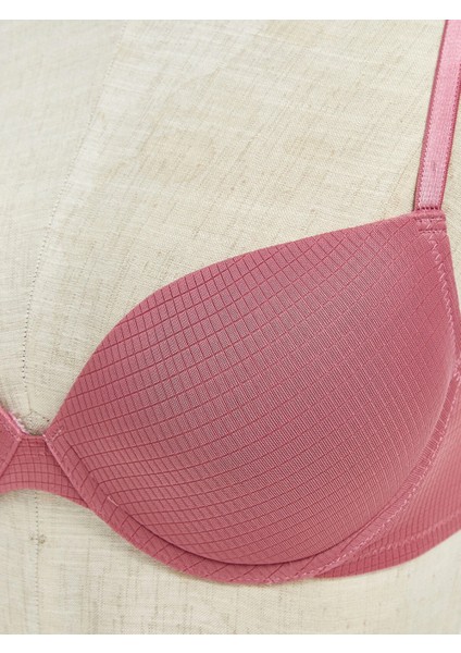 Lcw Dream Pembe Balenli Yarım Dolgulu Düz Tişört Sütyen modelleri