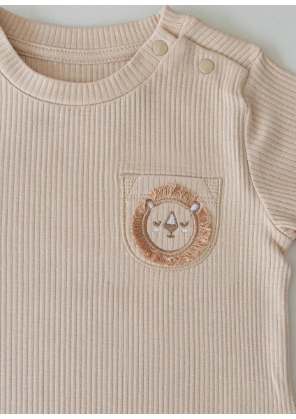 Organik Lion Head 2'li Takım Bej modelleri