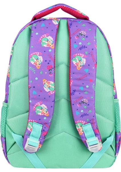Lisanslı Deniz Kızı Deri Nakış Desenli Kız Çocuk Ilkokul Sırt Çantası ve Beslenme Çantası modelleri