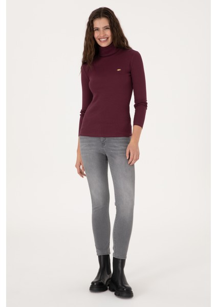 Kadın Plum Sweatshirt 50313430-VR177 fırsatları