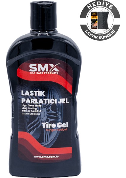 Jel Lastik Parlatıcı 500 ml + Sünger Hediye