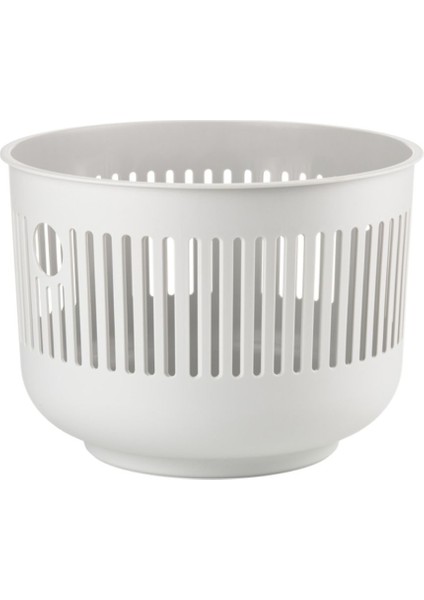 Ume Çamaşır Sepeti Yumuşak Gri 30 Litre - Çap 40 cm