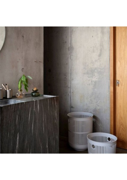 Ume Çamaşır Sepeti Yumuşak Gri 30 Litre - Çap 40 cm indirimleri