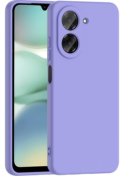 Xiaomi Redmi A5 Kılıf Lansman Içi Kadife Silikon Lila fiyatları