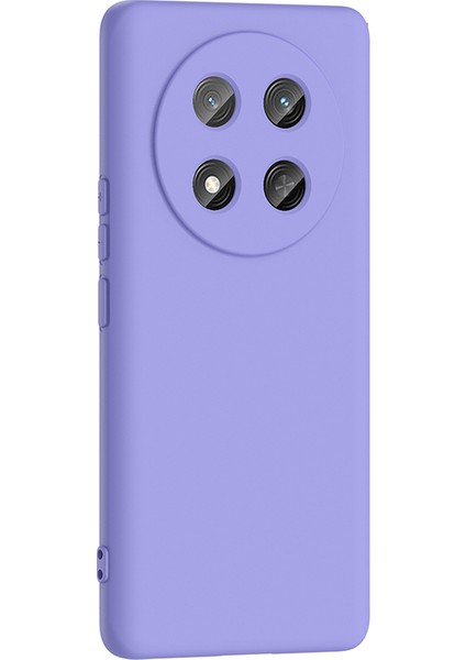 Honor Magic 7 Lite Kılıf Lansman Içi Kadife Silikon Lila