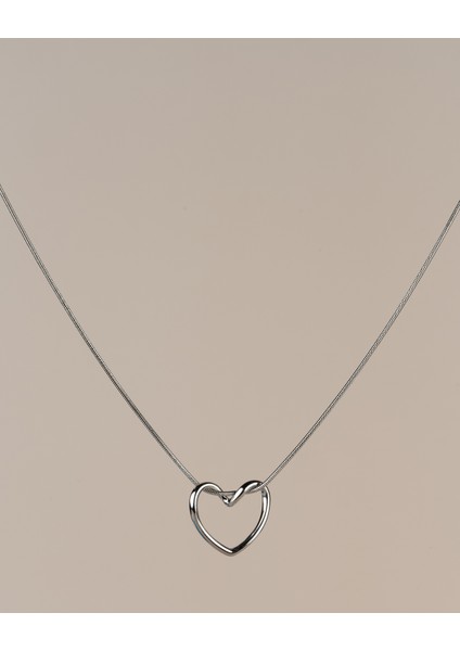 Düğüm Kalp Çelik Kadın Kolye modelleri