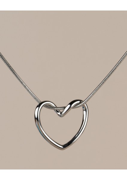 Düğüm Kalp Çelik Kadın Kolye fırsatları