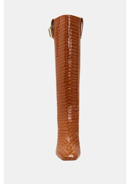 Geminni Kadın Taba Croco Topuklu Çizme fırsatları