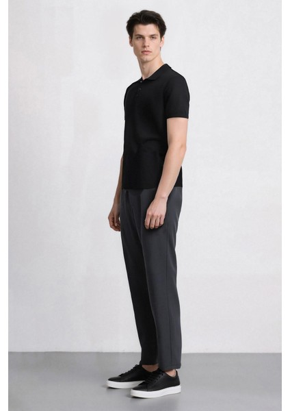 %100 Pamuk Keten Görünümlü Pantolon Beli Lastikli Slim Fit Dar Kesim Cepli Düz Paça fiyatları