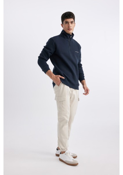 Jogger Taktik Pantolon Normal Bel Kargo Cepli W8024AZ24SP