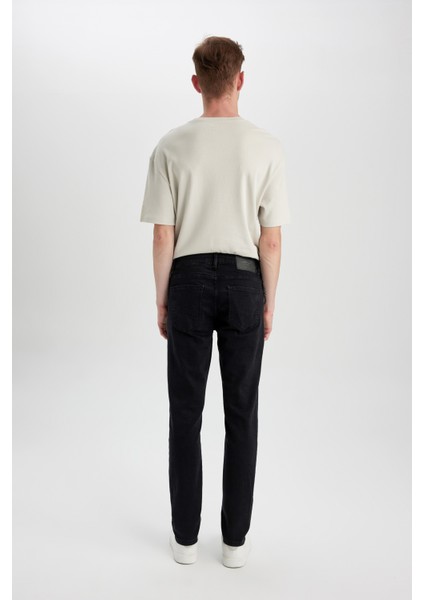 Carlo Skinny Fit Ekstra Dar Kalıp Normal Bel Ekstra Dar Paça Siyah Jean Pantolon S2285AZ24SP indirimleri