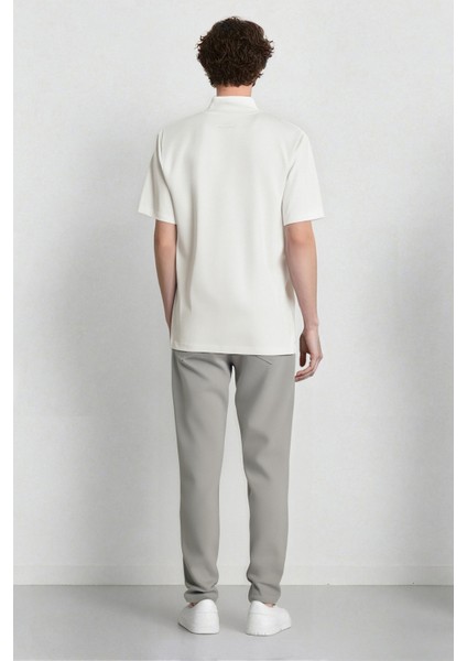 Yazlık Chino Kanvas Pantolon Slim Fit Dar Kesim Cepli Dar Paça T1055AZ24SP