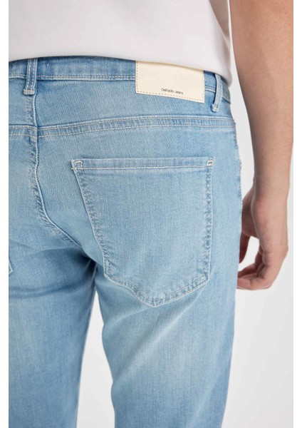 Carlo Skinny Fit Ekstra Dar Kalıp Normal Bel Ekstra Dar Paça Jean Pantolon D0025AX24AU