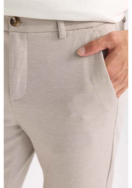 Jogger Yazlık Kumaş Pantolon Basic Düz Cepli Düz Paça D3695AX24AU
