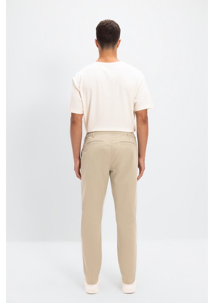 Chino Kanvas Pantolon Tapered Fit Normal Kesim Cepli C9443AX24AU