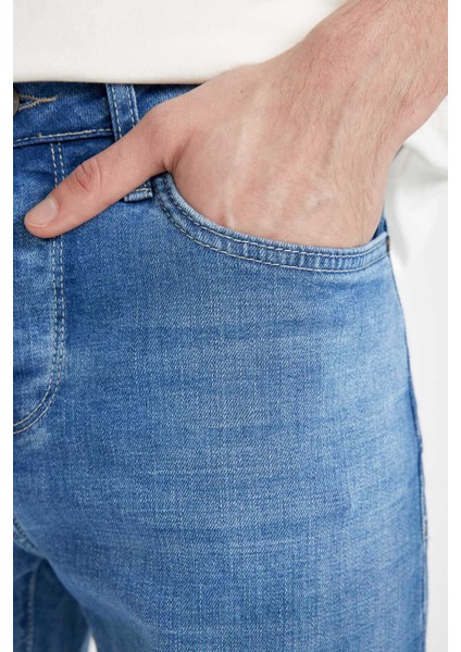 Skinny Crop Fit Dar Rahat Kalıp Normal Bel Ekstra Dar Paça Jean Pantolon C9744AX24SP indirimleri