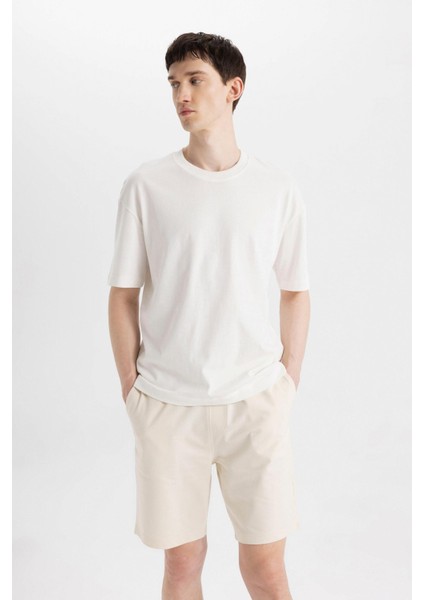Slim Fit Dar Kesim Cepli Basic Düz Bermuda Şort W1105AZ24SM modelleri