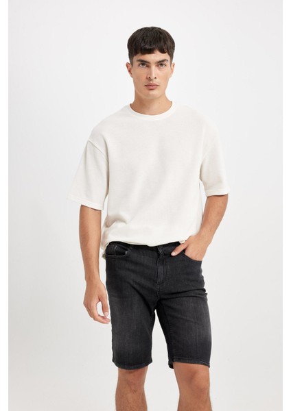 Regular Fit Jean Bermuda Şort D3960AX24SM modelleri