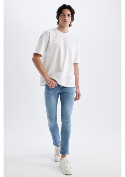 Pedro Slim Fit Dar Kalıp Normal Bel Dar Paça Jean Pantolon D1832AX24SM fiyatları