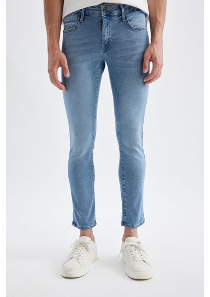 Pedro Slim Fit Dar Kalıp Normal Bel Dar Paça Jean Pantolon D1832AX24SM modelleri