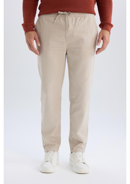 %100 Pamuk Regular Fit Normal Kesim Yazlık Jogger Pantolon D1045AX25SP fırsatları