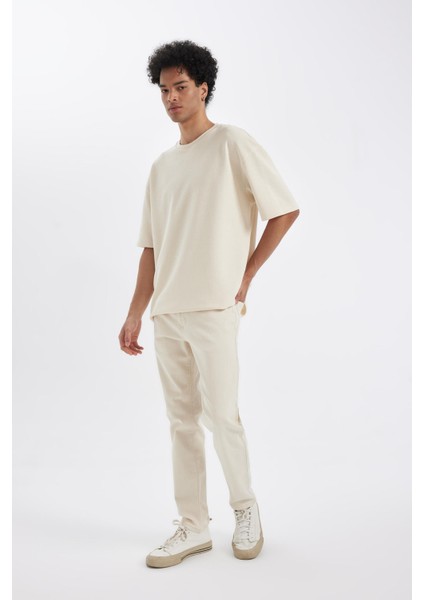 Slim Tapered Fit Dar Kalıp Normal Bel Daralan Paça Jean Pantolon C9743AX24AU fırsatları