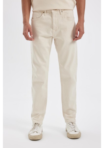 Slim Tapered Fit Dar Kalıp Normal Bel Daralan Paça Jean Pantolon C9743AX24AU indirimleri