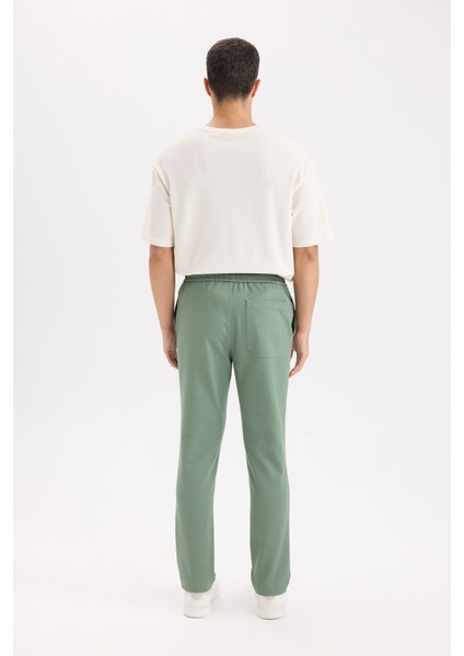 Yazlık Jogger Pantolon Beli Bağcıklı Cepli D5966AX25SP