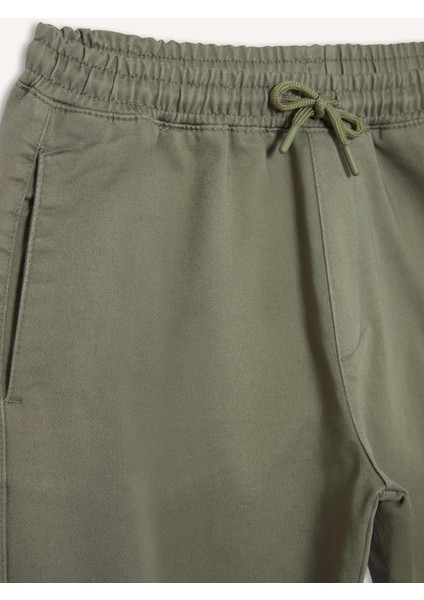 Yazlık Jogger Pantolon Beli Bağcıklı Cepli D5966AX25SP
