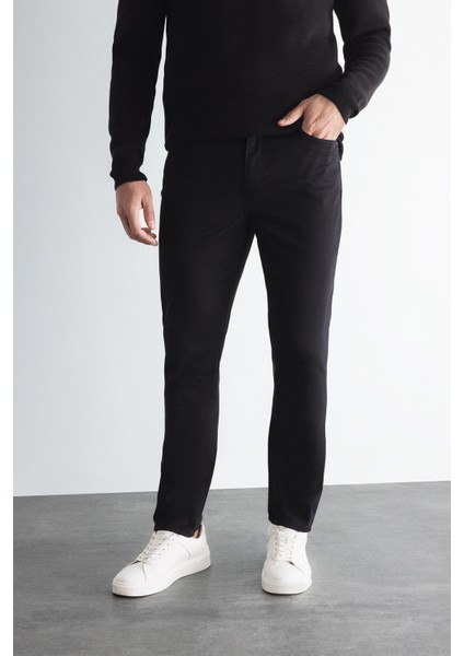 Chino Kanvas Pantolon Slim Fit Dar Kesim Pamuklu Esnek Dar Paça C9441AX24AU modelleri