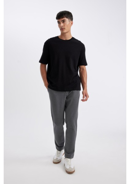 Kumaş Pantolon Tailored Regular Fit Basic Düz Cepli Düz Paça D3707AX24AU modelleri