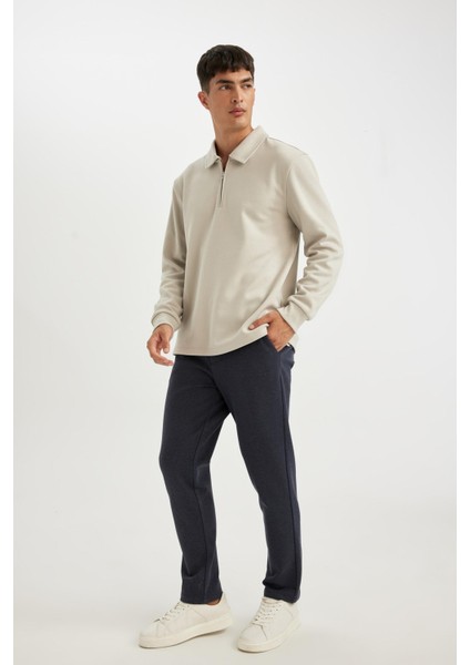 Kumaş Pantolon Tailored Regular Fit Normal Kesim Basic Düz Cepli Düz Paça D3707AX24AU fiyatları
