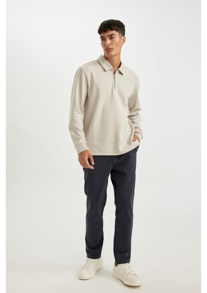 Kumaş Pantolon Tailored Regular Fit Normal Kesim Basic Düz Cepli Düz Paça D3707AX24AU modelleri