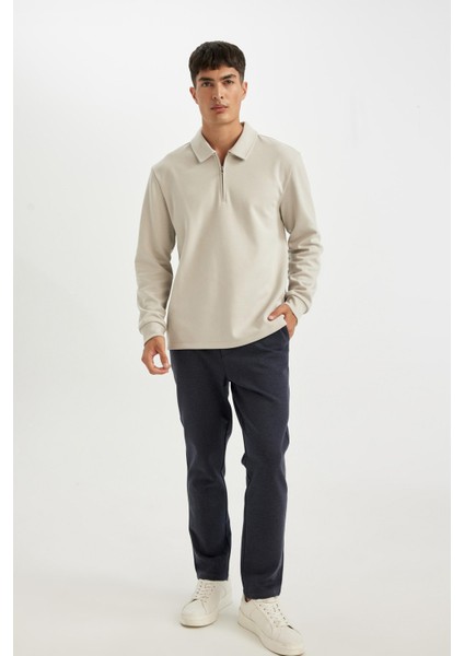 Kumaş Pantolon Tailored Regular Fit Normal Kesim Basic Düz Cepli Düz Paça D3707AX24AU indirimleri
