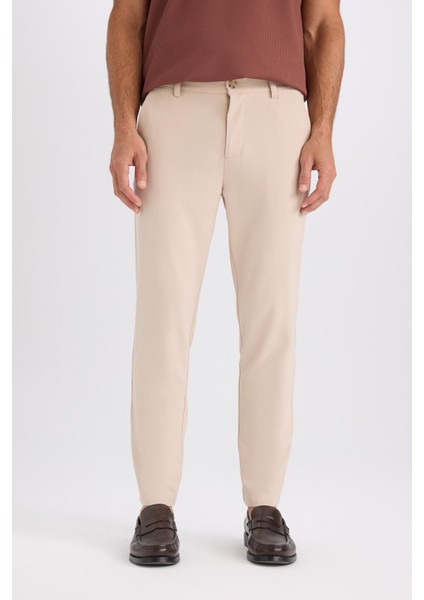 Jogger Düz Paça Her Yöne Esneyen Yazlık Kumaş Pantolon B7520AX25SP fırsatları