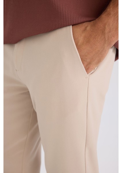 Jogger Düz Paça Her Yöne Esneyen Yazlık Kumaş Pantolon B7520AX25SP indirimleri