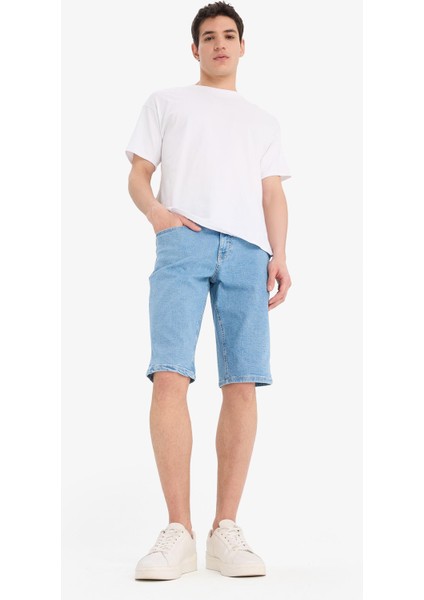 Regular Fit Jean Bermuda Şort A4805AX25SM