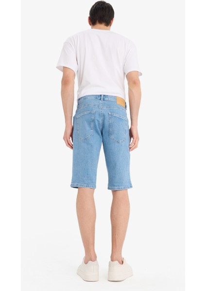 Regular Fit Jean Bermuda Şort A4805AX25SM