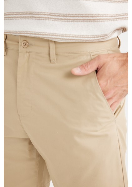 %100 Pamuk Regular Fit Gabardin Bermuda Şort C7684AX25SP indirimleri