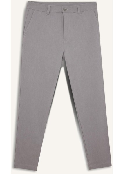 Tailored Fit Normal Kesim Düz Paça Her Yöne Esneyen Yazlık Kumaş Pantolon C7508AX25SP