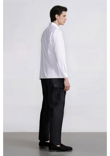 Relax Fit Rahat Kesim Yazlık Pantolon Kargo Cepli Düz Paça D5967AX25SP indirimleri