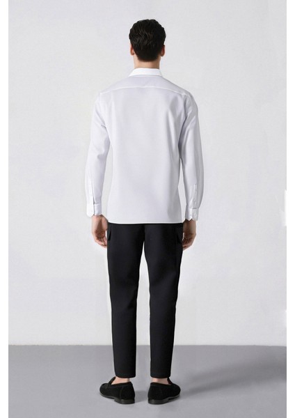 Relax Fit Rahat Kesim Yazlık Pantolon Kargo Cepli Düz Paça D5967AX25SP