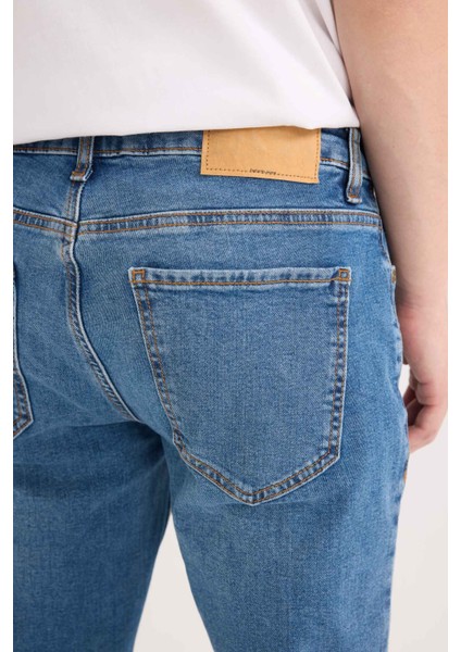 Pedro Slim Fit Dar Kalıp Normal Bel Dar Paça Jean Pantolon B8418AX25SP