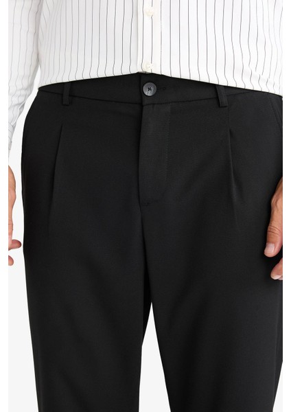 Yazlık Kumaş Pileli Pantolon Tailored Regular Fit Normal Kesim Basic Düz Cepli Düz Paça A7273AX25SP indirimleri