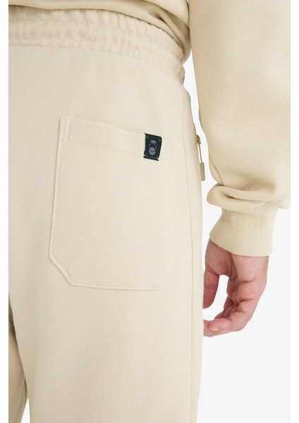 Slim Fit Dar Kesim Fermuar Cepli Pike Eşofman Altı D5258AX25SP