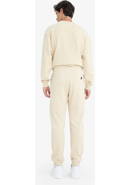 Slim Fit Dar Kesim Fermuar Cepli Pike Eşofman Altı D5258AX25SP