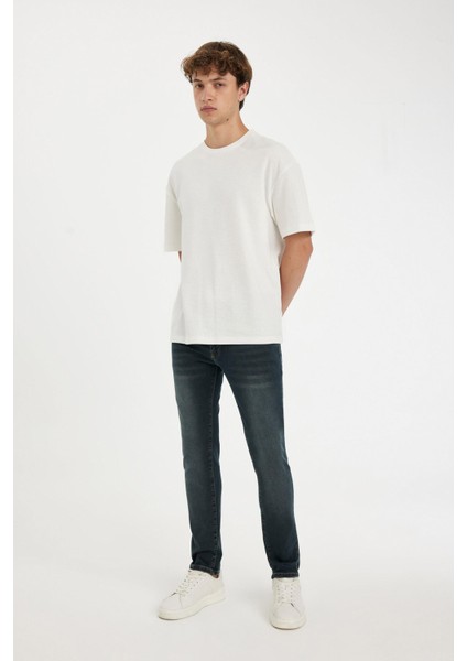 Pedro Slim Fit Dar Kalıp Normal Bel Dar Paça Jean Pantolon C5682AX24AU fırsatları