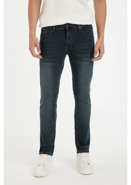 Pedro Slim Fit Dar Kalıp Normal Bel Dar Paça Jean Pantolon C5682AX24AU